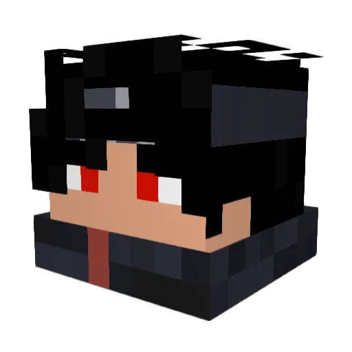 NottRlly Minecraft avatar head, 3D render