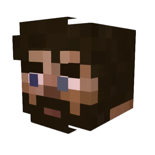 Nott_Matt Minecraft avatar head, 3D render