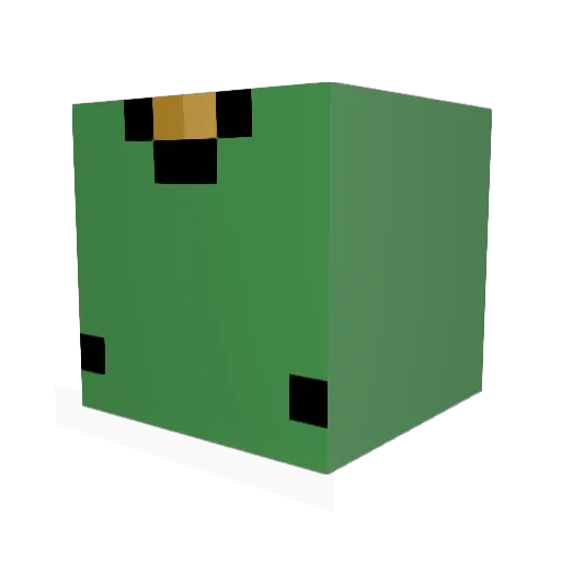 Notto__ Minecraft avatar head, 3D render