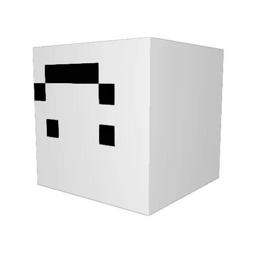 Notyour_Name Minecraft avatar head, 3D render