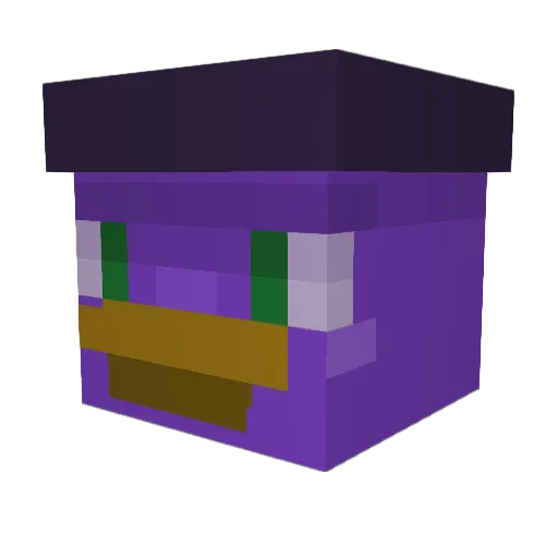 Nouayo Minecraft avatar head, 3D render