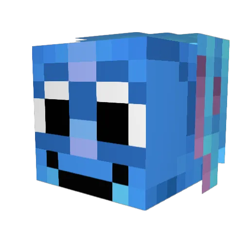 Nougat_Edwin Minecraft avatar head, 3D render