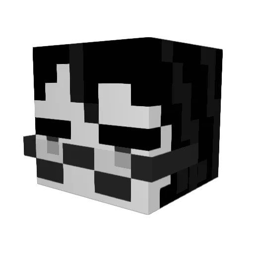 Noul22 Minecraft avatar head, 3D render