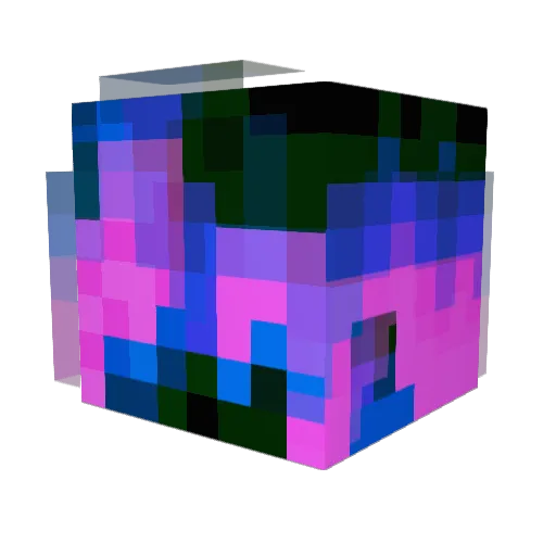 Nounourss8583 Minecraft avatar head, 3D render