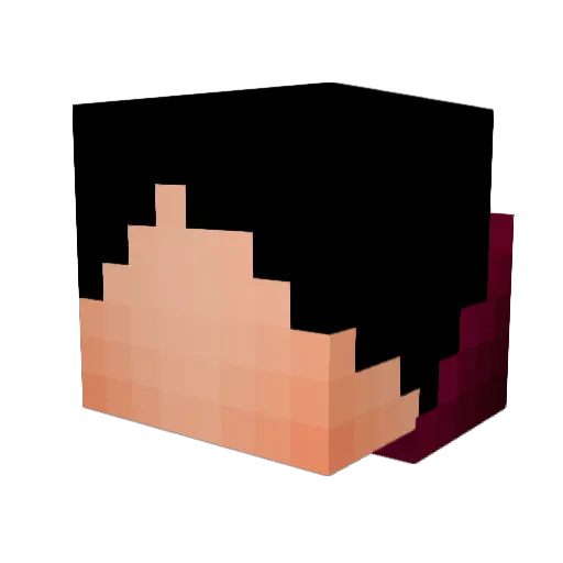 Nouvre Minecraft avatar head, 3D render