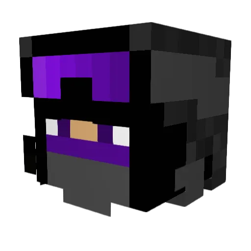 Nova012 Minecraft avatar head, 3D render