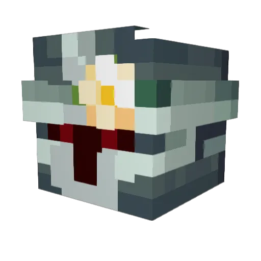 Nova075 Minecraft avatar head, 3D render