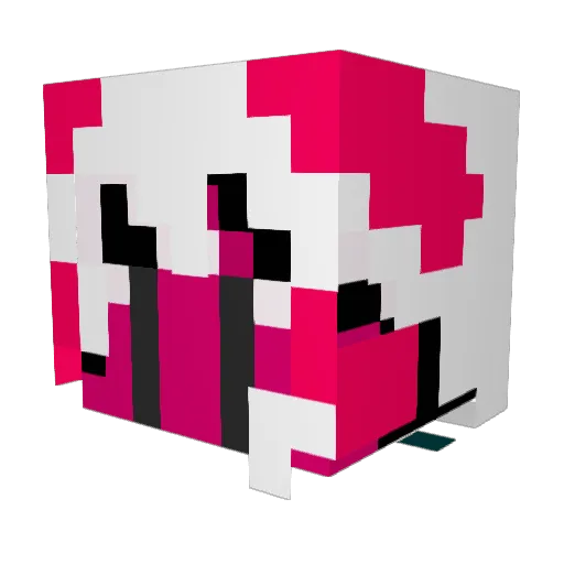Nova13379 Minecraft avatar head, 3D render