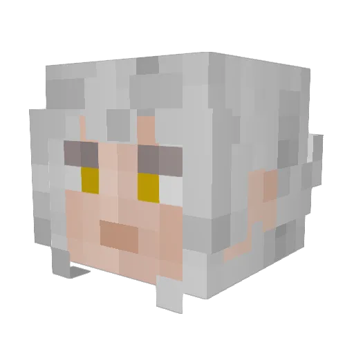 Nova1910 Minecraft avatar head, 3D render