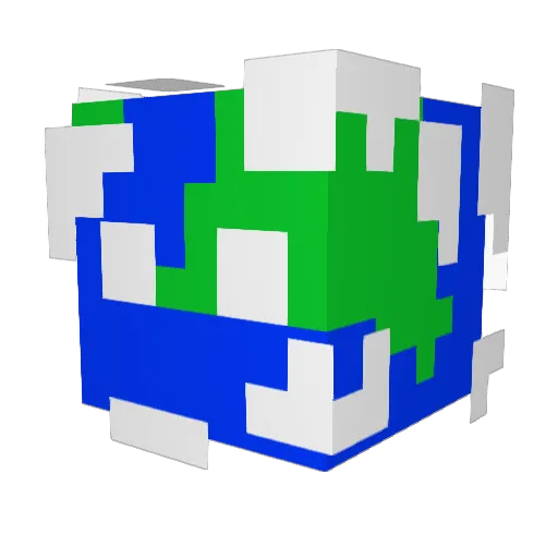 Nova5060 Minecraft avatar head, 3D render