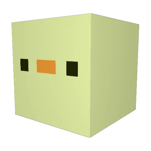 NovaHarry Minecraft avatar head, 3D render