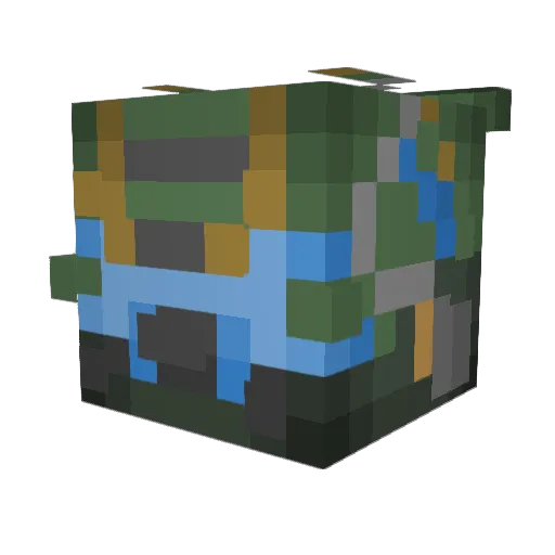 NovaPrime649 Minecraft avatar head, 3D render