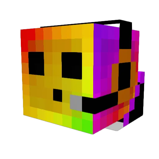NovaPrism Minecraft avatar head, 3D render