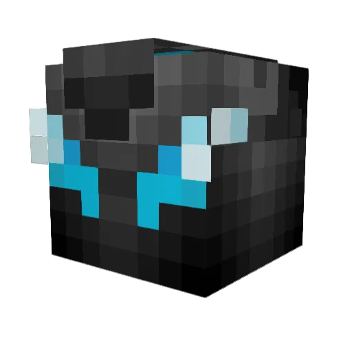 NovaSlash93 Minecraft avatar head, 3D render