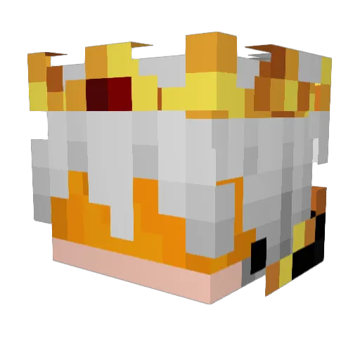 NovaTekt Minecraft avatar head, 3D render