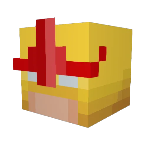 Nova_436 Minecraft avatar head, 3D render