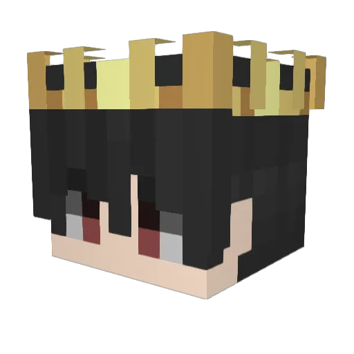 Nova_ITA Minecraft avatar head, 3D render