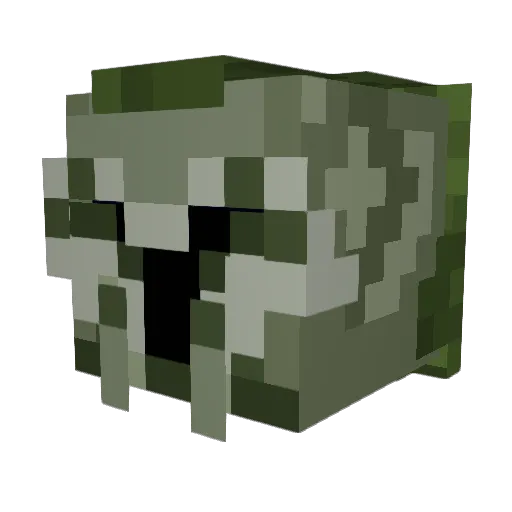 Nova_wulf Minecraft avatar head, 3D render