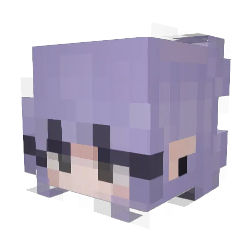 NovaaStarlight Minecraft avatar head, 3D render