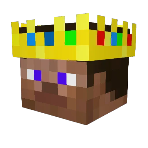 Novacken Minecraft avatar head, 3D render