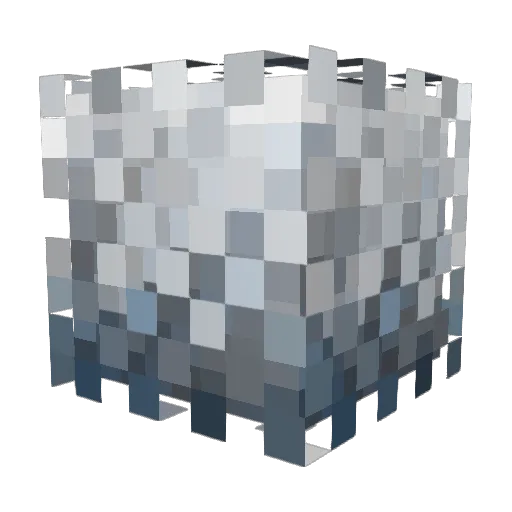 Novacor3_ Minecraft avatar head, 3D render