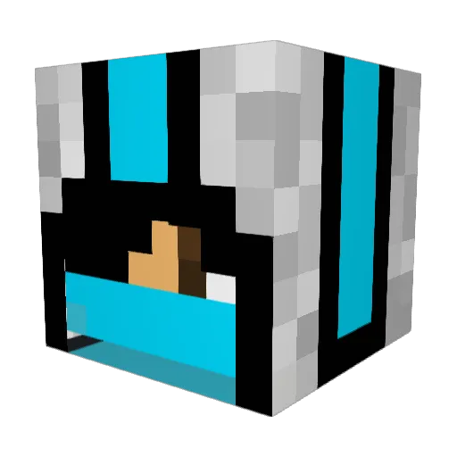 Novakayne2784 Minecraft avatar head, 3D render