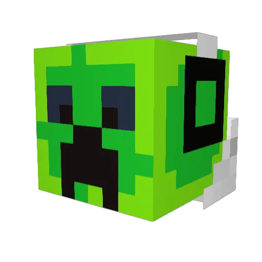Novake Minecraft avatar head, 3D render