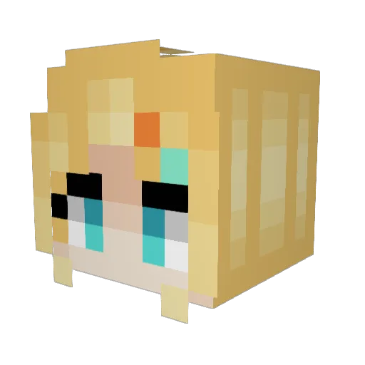Novakid13 Minecraft avatar head, 3D render