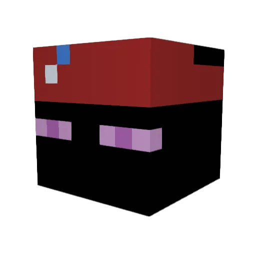 Novanoris Minecraft avatar head, 3D render