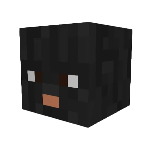 Novaok Minecraft avatar head, 3D render