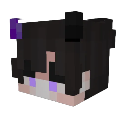 Novart5 Minecraft avatar head, 3D render
