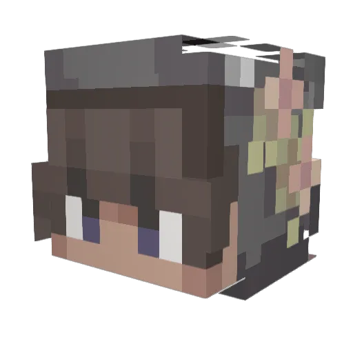 Novastorm89x Minecraft avatar head, 3D render