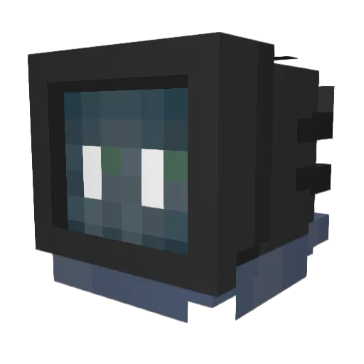 Novatrode Minecraft avatar head, 3D render