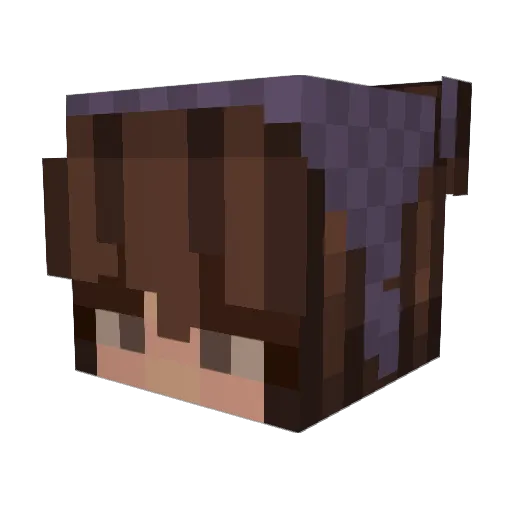 NovaxGoggles Minecraft avatar head, 3D render