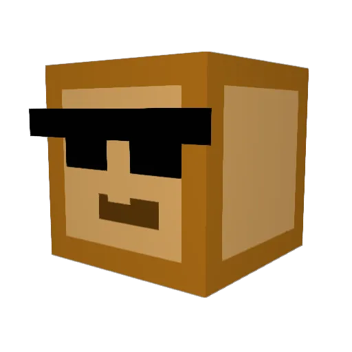 Novaxx7 Minecraft avatar head, 3D render