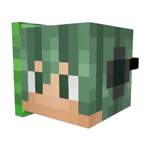 Novem0214 Minecraft avatar head, 3D render
