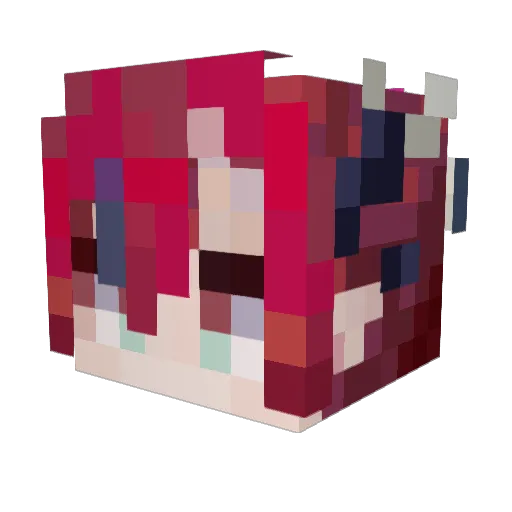 NovemberRa1n Minecraft avatar head, 3D render