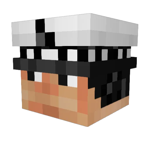 November_Wind Minecraft avatar head, 3D render