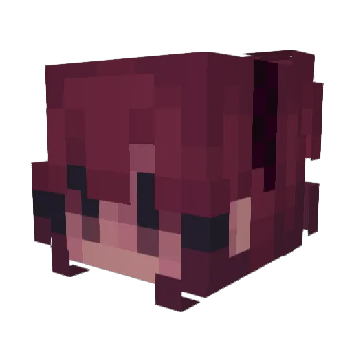 Noveu Minecraft avatar head, 3D render