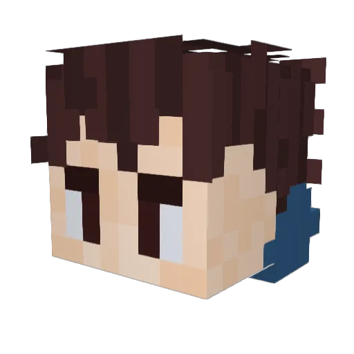 Noviblown331 Minecraft avatar head, 3D render