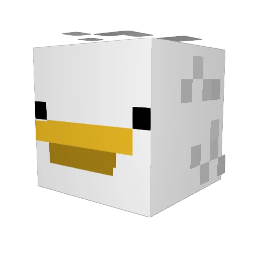Novidgoose1212 Minecraft avatar head, 3D render