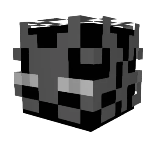 Novijen Minecraft avatar head, 3D render