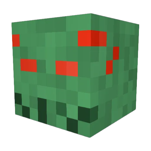 Novitt Minecraft avatar head, 3D render