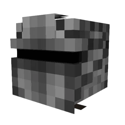 NovusXD Minecraft avatar head, 3D render
