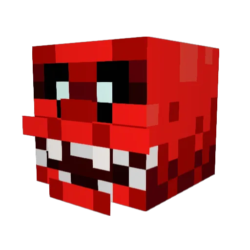 NowanHere Minecraft avatar head, 3D render