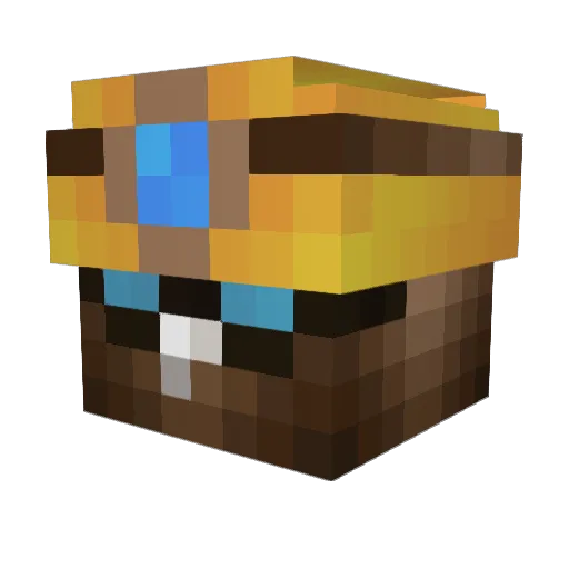 Nowethelost Minecraft avatar head, 3D render