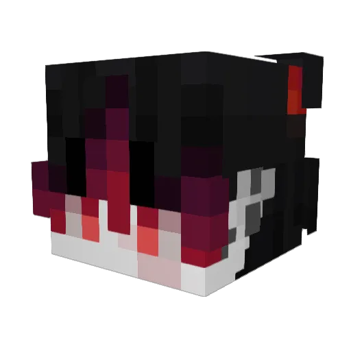 Nowlp Minecraft avatar head, 3D render
