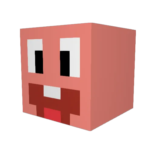 Nox170 Minecraft avatar head, 3D render
