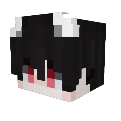 Nox7788 Minecraft avatar head, 3D render