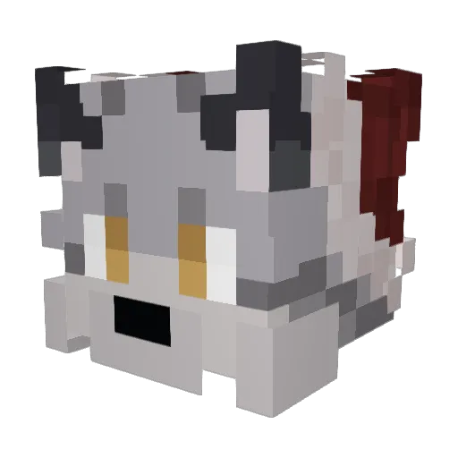 NoxDontExist Minecraft avatar head, 3D render